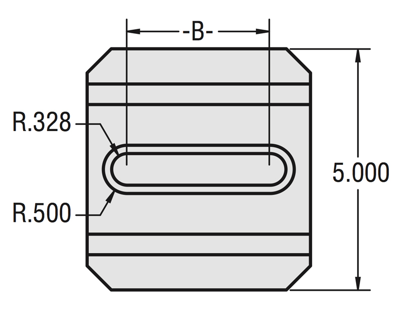 Kurt AngLock® 5-Axis Vise Riser-Short - MX350RS - Kurt Workholding