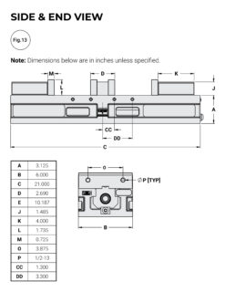 HDHL6 Side and End View