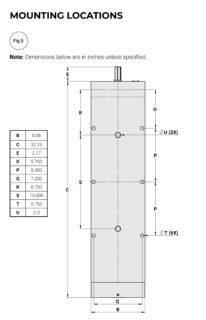Kurt XL8 Mounting Locations