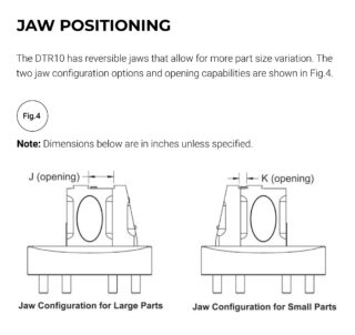 DTR10 Jaw Positioning