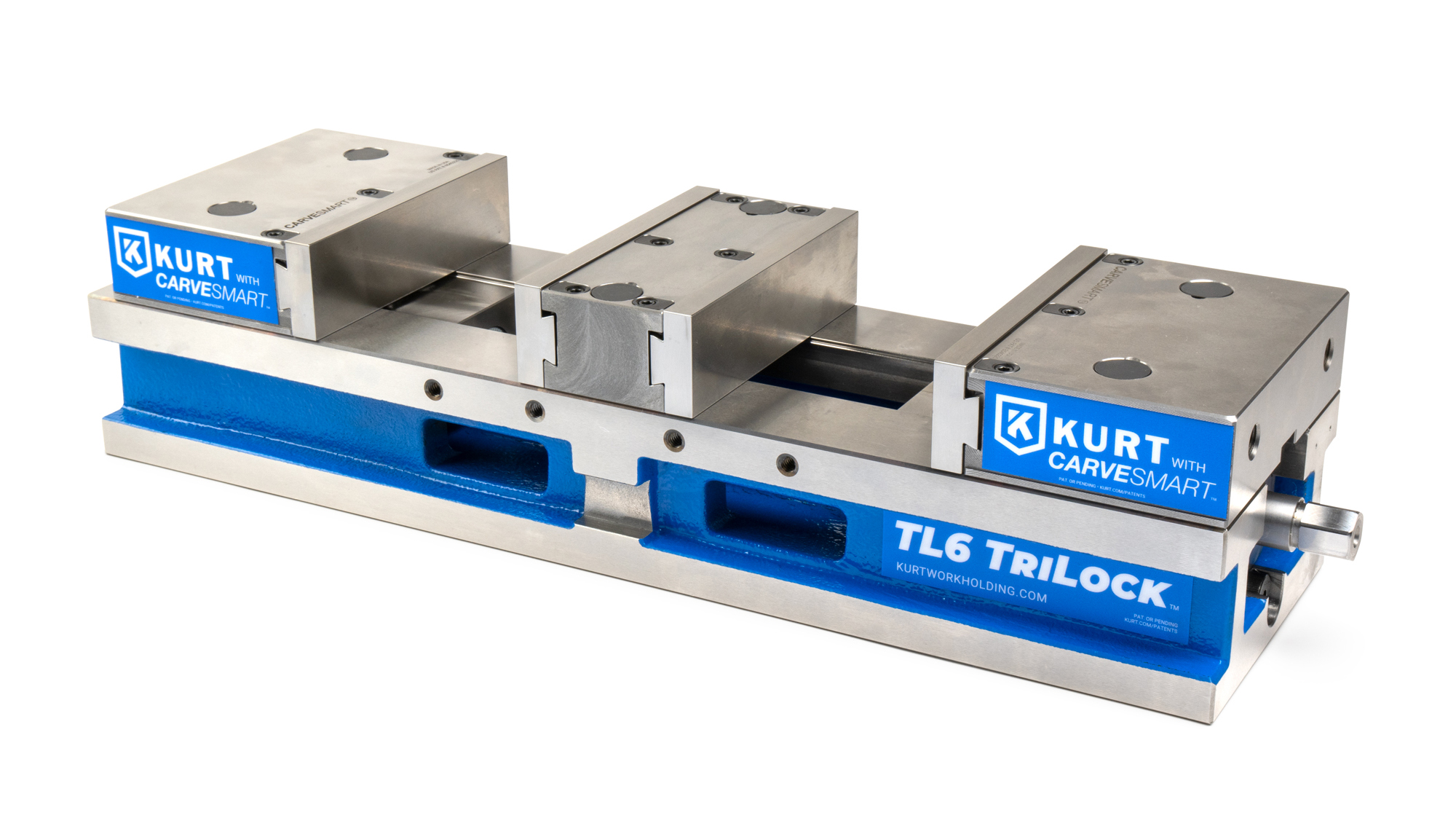 Kurt TL6CSJ with hard jaw plates