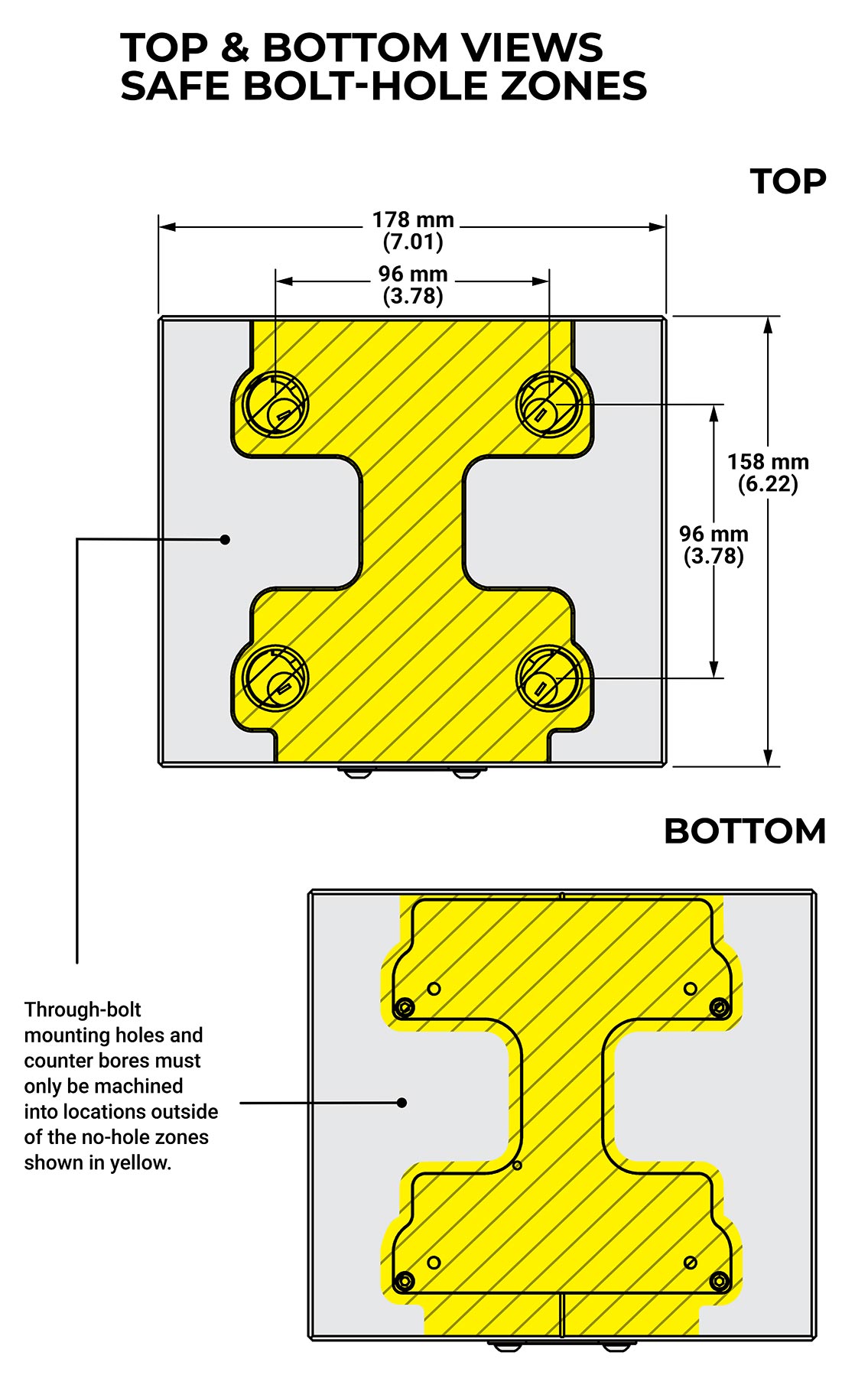 Base Quick Change Kurt Quick Change 178 mm Base - 96-A178 - Kurt Workholding