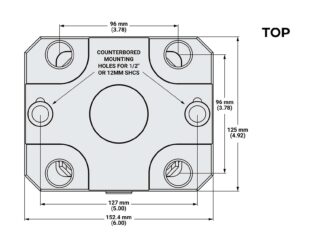 MPW420 Manual Pallet Top View