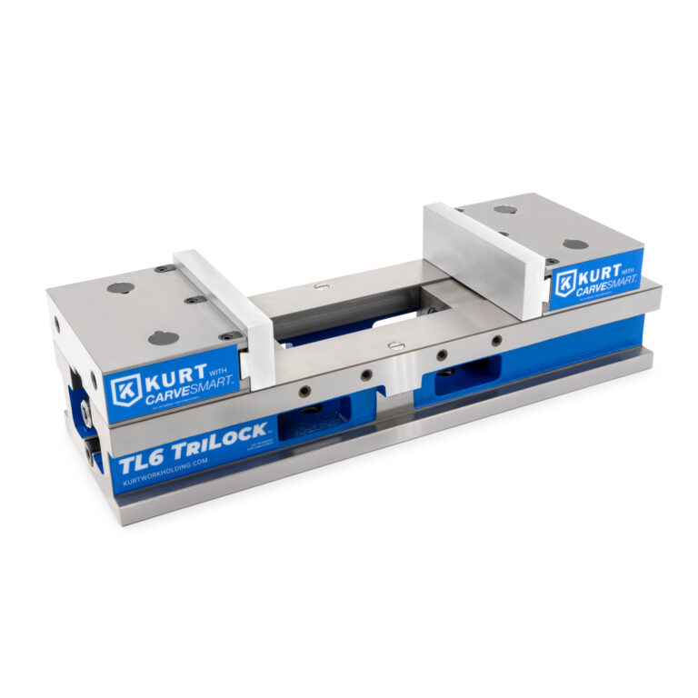 Trilock Kurt TL6SCS TriLock Short Vise - CarveSmart Jaws - Kurt Workholding