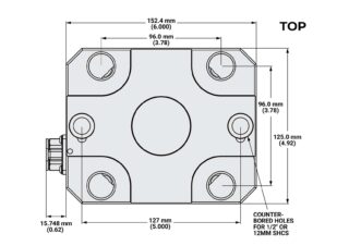 APW420 Air Pallet Top View