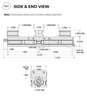 TL4CS Side and End View