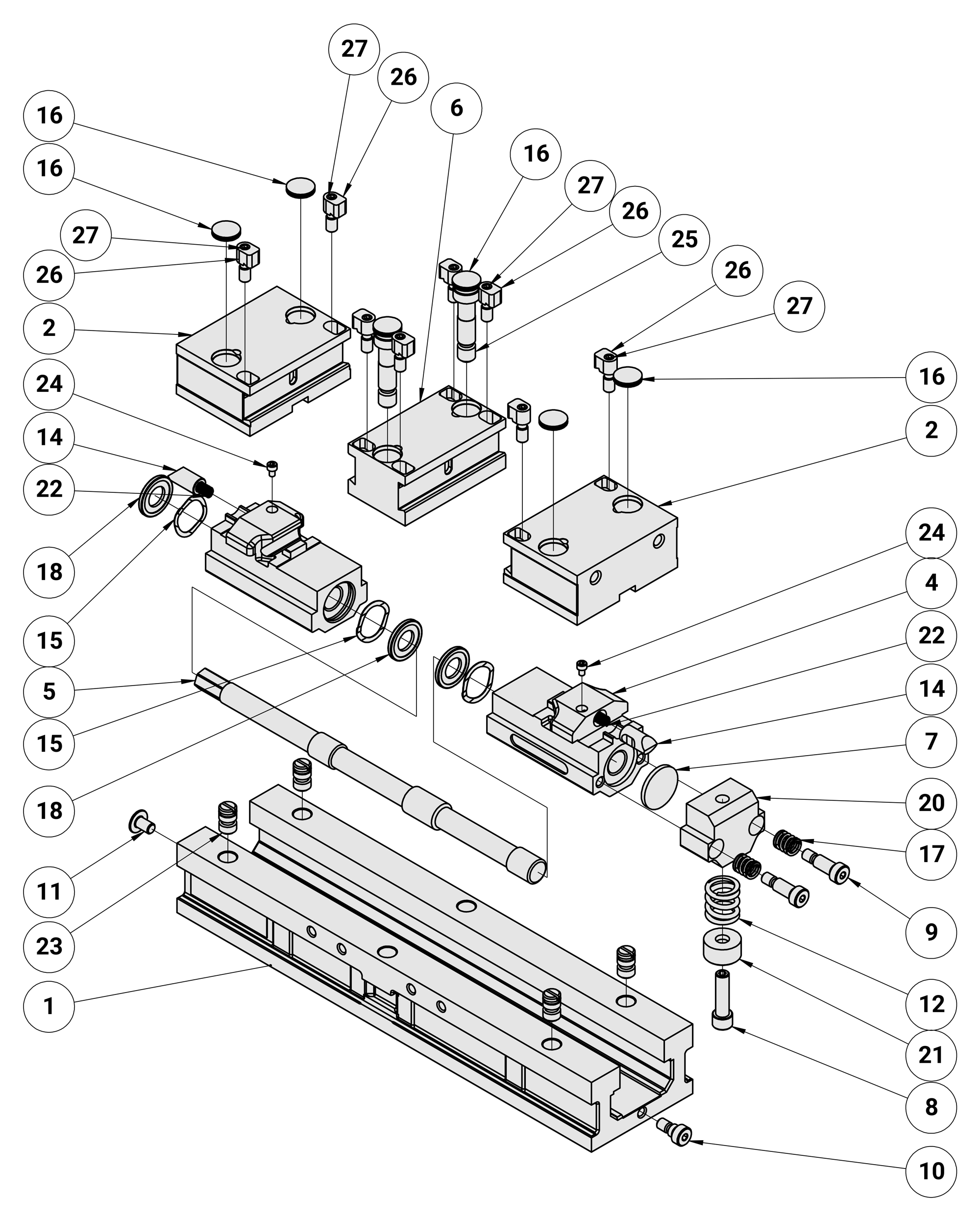 Kurt TL4CS Replacement Parts Diagram