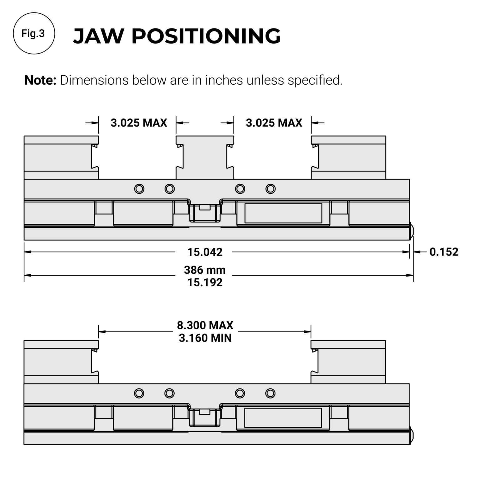 Trilock Kurt TL4SCS TriLock Short Vise - CarveSmart Jaws - Kurt Workholding