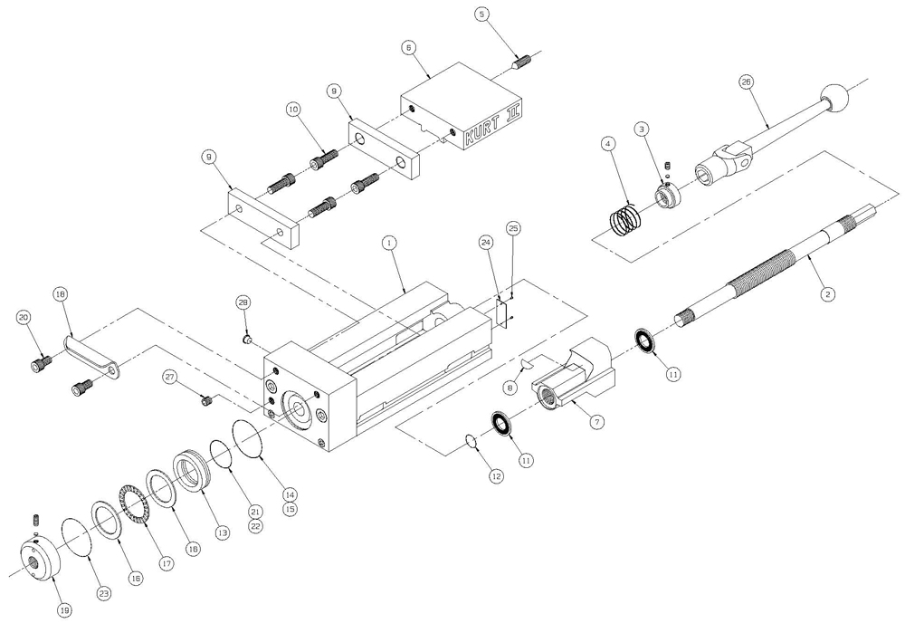 PTH400A Replacement Parts Diagram