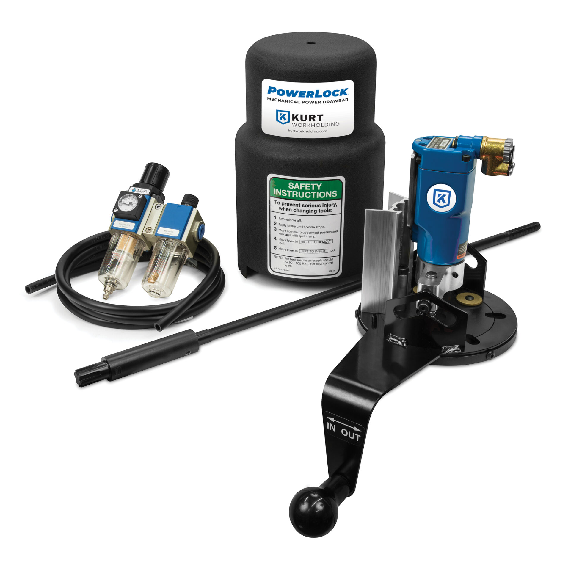 Power Drawbar Spring Washer Kurt Power Drawbar Replacement Parts - Kurt Workholding